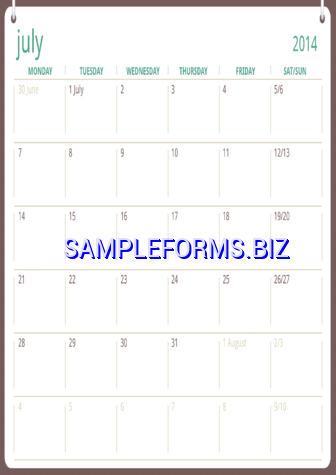 2014-2015 Academic Calendar (Jul-jun) pdf potx free